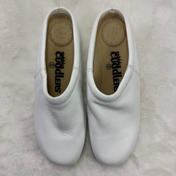 Cobbie cuddlers Womens Traveltime White Leather Wedge Walking Shoes Size 5 - Picture 10 of 10